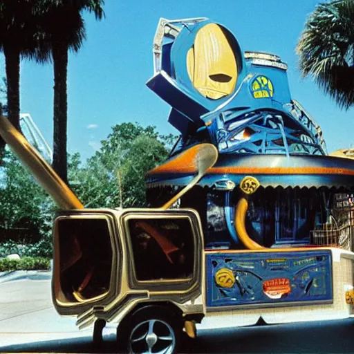 Image similar to 1990s photo of the E.T. ride at Universal Studios in Orlando, Florida