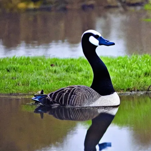 Prompt: goose god