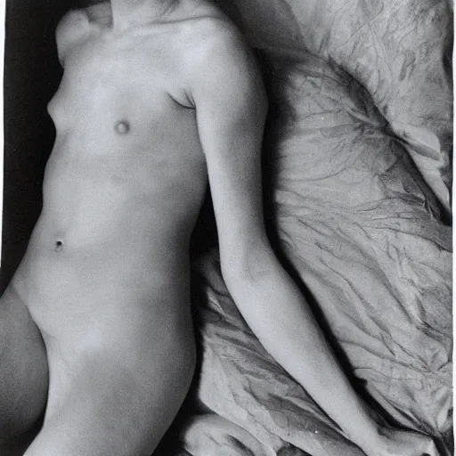 Image similar to blue - violet by kati horna emotive. a beautiful mixed mediart. it has no visible auditory organs, just eyes, human eyes, hundreds of them, in the ends of stalks that radiate from its body like some exotic fruit.