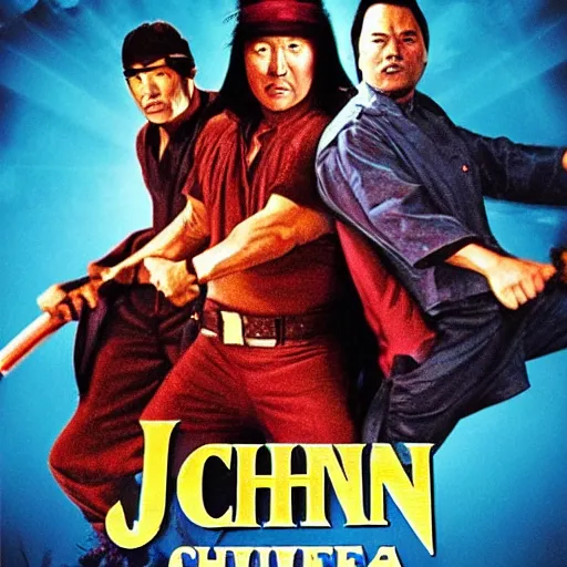 Image similar to poster of the action movie : john china 4 slow and calm
