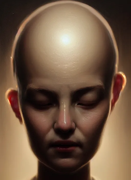 Image similar to portrait of an old porcelain aleeping head, ancient hyper realistic art, intricate, elegant, glowing lights, highly detailed, digital painting, artstation, concept art, smooth, sharp focus, art by wlop, mars ravelo and greg rutkowski