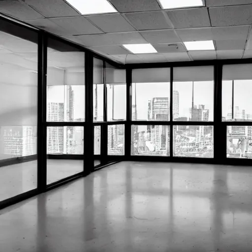 Prompt: a lemon, in an empty office, craigslist photo