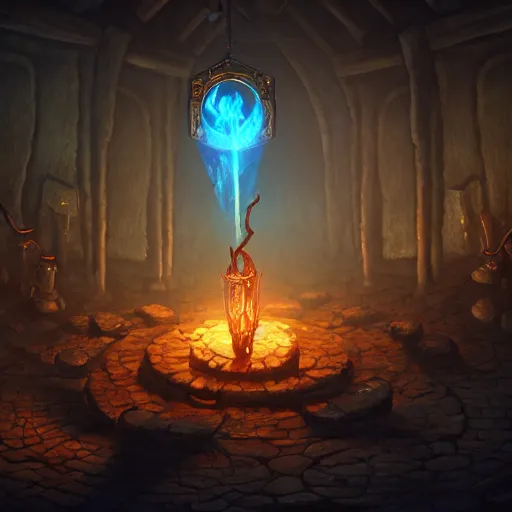 Image similar to a dark vile dungeon, dim magical torches glowing on walls, a lone necromancer casting a summoning spell in the middle of a magical runic circle, detailed fantasy concept art by leif heanzo