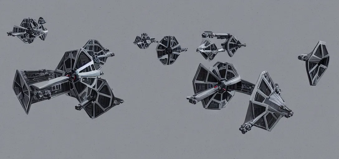 Prompt: Tie Fighters