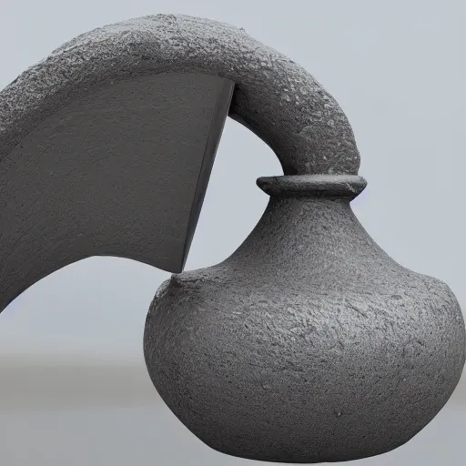 Prompt: a stream of water entering a machine made from breast shaped amphoras and producing a coin in the style of an instructions manual, 8k , octane