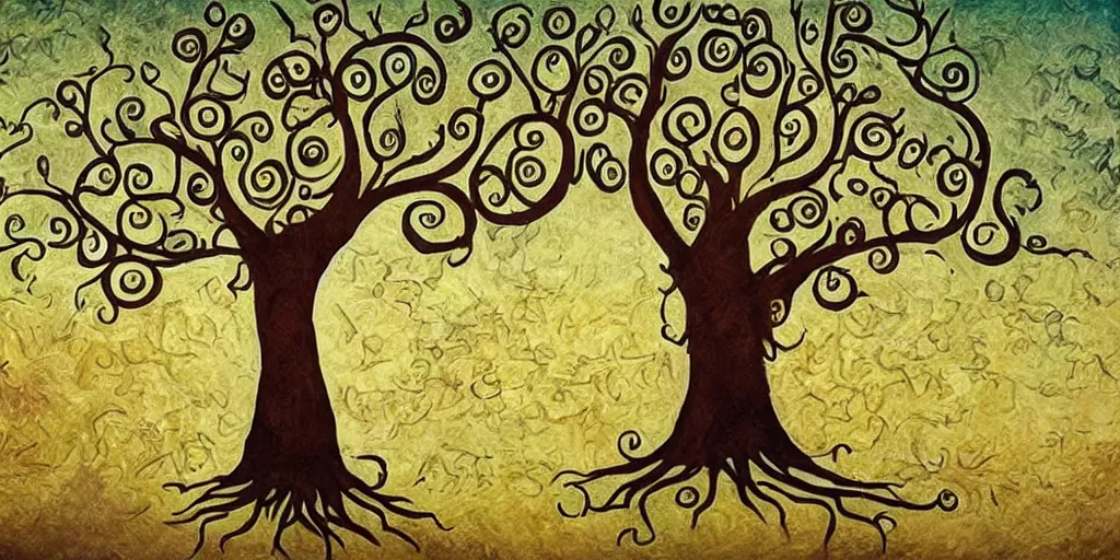 Image similar to the tree of life, masterpiece