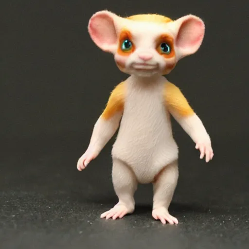 Prompt: gollum as a calico critters