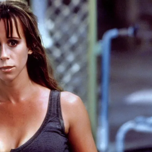 Image similar to Jennifer Love Hewitt in The Terminator (1984)