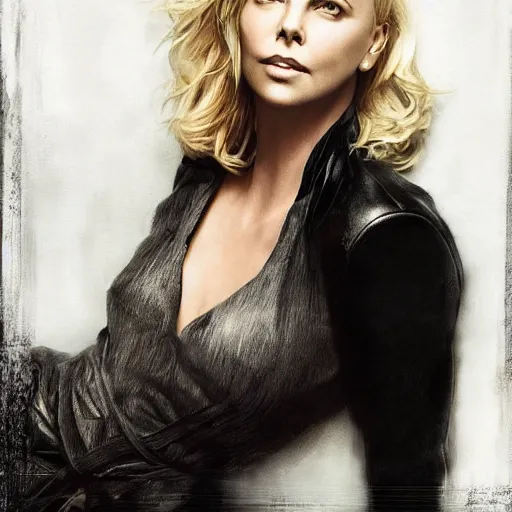 Image similar to charlize theron by raymond swanland