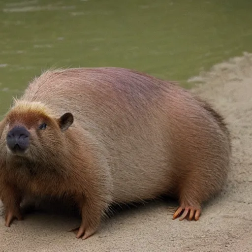Prompt: capybara spaceship