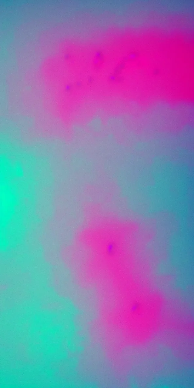 Image similar to gradient fluids lines lights, duotone turquoise and pink