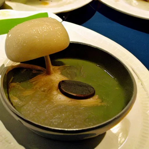 Prompt: nuclear mushroom soup