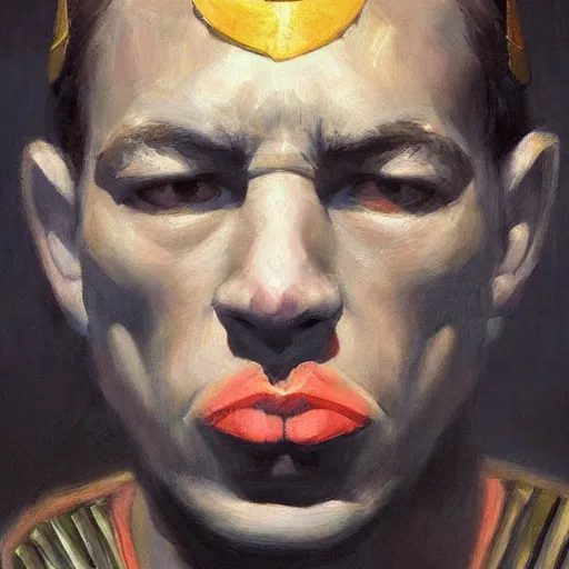 Prompt: a stunning and noble highly detailed portrait of a cuban warrior by josep tapiro baro and edward hopper, trending on artstation, oil painting masterpiece, symmetry, mysterious, very very very aesthetic