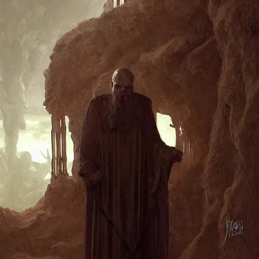 Prompt: man dressed as an giant gigarette, standing in the front of gates of hell. angel is draped with bones. digital painting. art station. mood lighting. skindness, highly detailed, concept art, intricate, sharp focus, einar jonsson and bouguereau - h 1 2 0 0