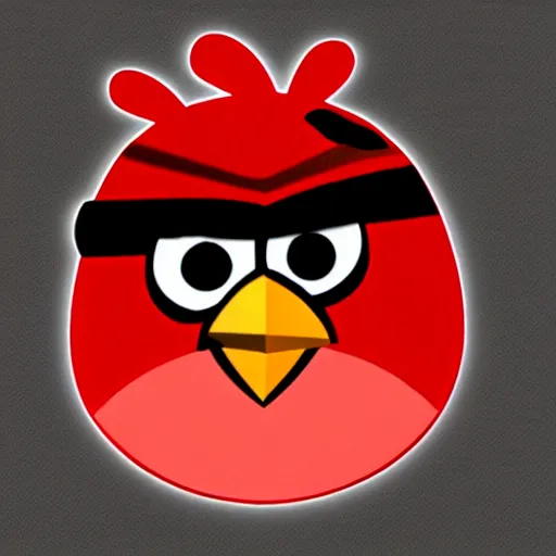 Prompt: gangster red from angry birds