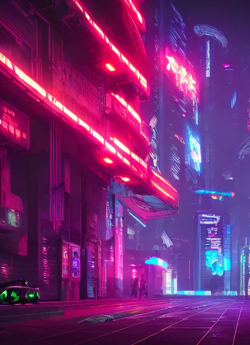 Image similar to cyberpunk neon dragon in night city, ultra detailed, trending on artstation, concept art, octane render, unreal engine,