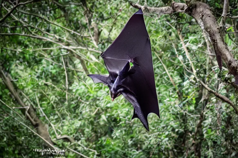 Image similar to Megabat, Fruit bat, Nature photography, airborne, mid-flight, professional photo, 8k