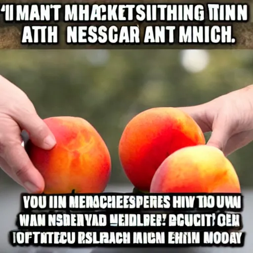 Image similar to meme about a man touching every nectarine in the grocery store