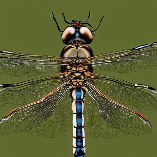 Prompt: common whitetail dragonfly photorealistic 4K