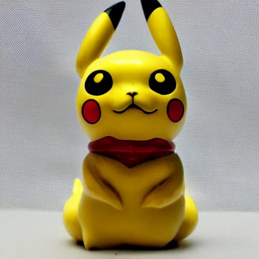 Image similar to polished marble pikachu figurine