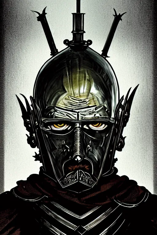 Prompt: Walter White beautiful luxury and evil and victorian and gothic medieval white armor knight portrait+front face, ultradetail face, ruined gothic cathedral, art and illustration by tian zi and craig mullins and WLOP and alphonse mucha, ssci-fi, fantasy, intricate complexity, human structure, hypermaximalist, fantasy character concept, dynamic lighting, neon light, watermark, blurry, hyperrealism 8k