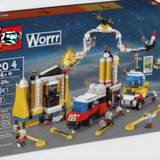 Image similar to astro world 2 0 2 1 disaster lego set