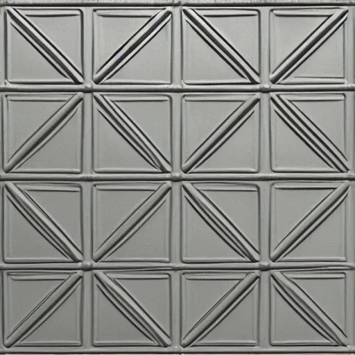 Image similar to Art Deco ceiling tile, minimal, embossed