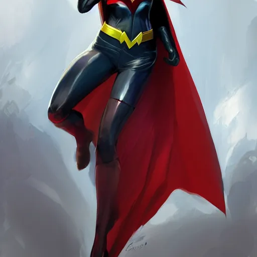 Image similar to Young gal gadot as batwoman, by Stanley Artgerm Lau, WLOP, Rossdraws, James Jean, Andrei Riabovitchev, Marc Simonetti, Yoshitaka Amano, ArtStation, CGSociety,