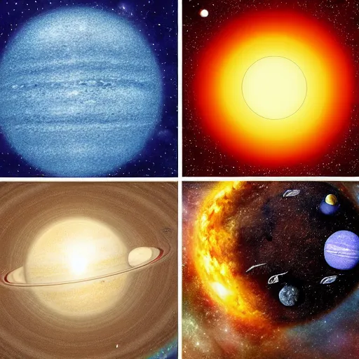 Image similar to the solar system of iphones.