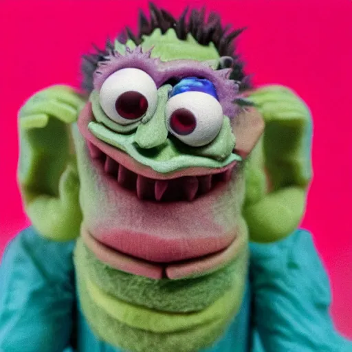 Image similar to claymation style cronenberg monster