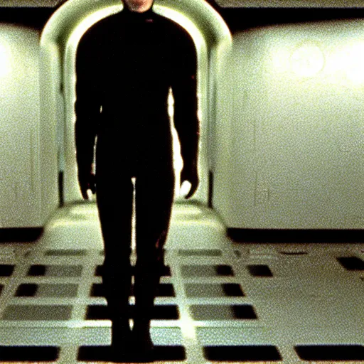 Image similar to hal 9 0 0 0 from the film 2 0 0 1 has discovered he has legs