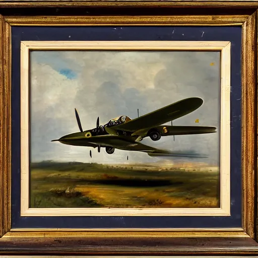 Image similar to Militar plane, artwork by Thomas GAINSBOROUGH