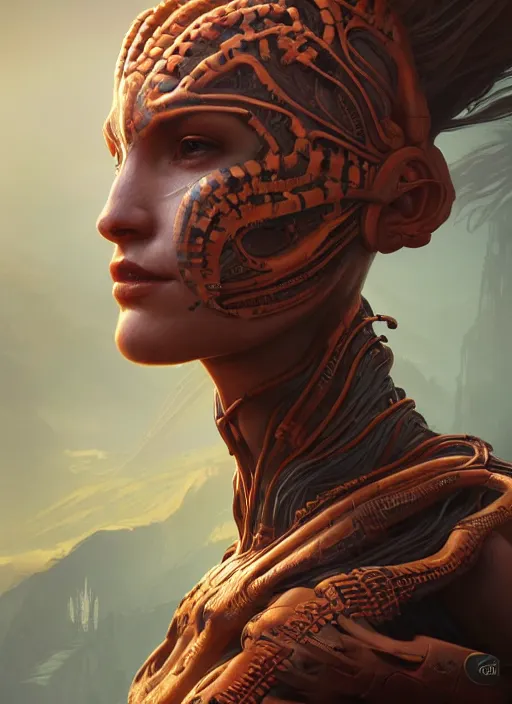 Prompt: symmetry!! portrait of copper pipe alien in the style of horizon zero dawn, machine face, intricate, elegant, highly detailed, digital painting, artstation, concept art, smooth, sharp focus, illustration, art by artgerm and greg rutkowski and alphonse mucha, 8 k