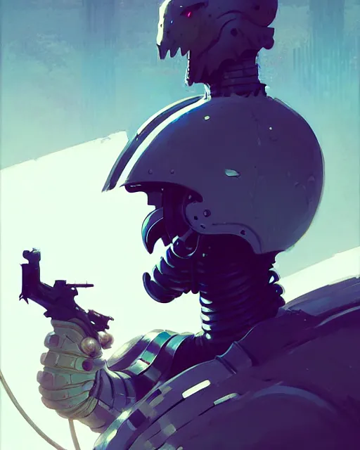 Image similar to hyper - realistic illustration of a knight, in a sci - fi music festival, digital painting, by atey ghailan, by greg rutkowski, by greg tocchini, by james gilleard, by joe fenton, by kaethe butcher, sharp focus