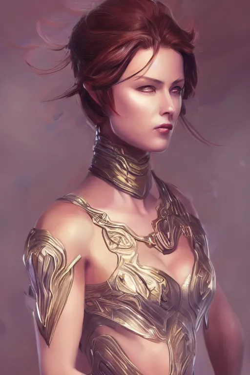 Prompt: three quarters portrait pose of a beautiful woman,super heroine costume,super powers, fantasy, intricate, elegant, highly detailed, digital painting, artstation, concept art,shining, sharp focus, illustration, art by Stanley Lau