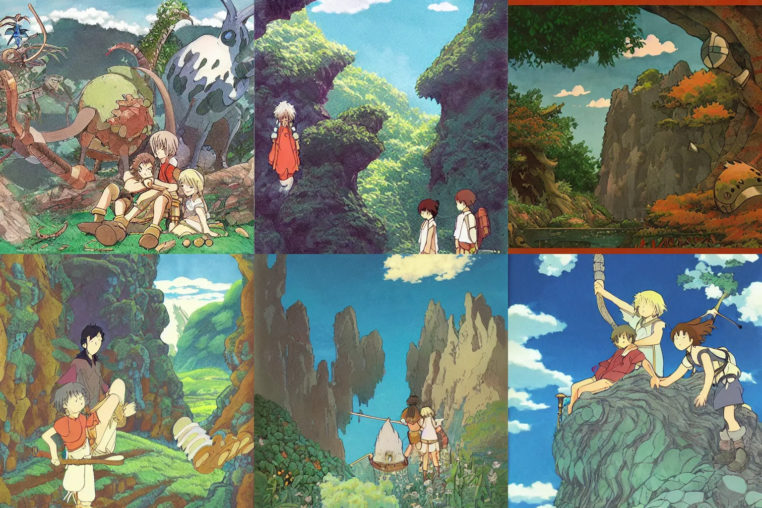 Prompt: Fantasy adventure artwork by Studio Ghibli