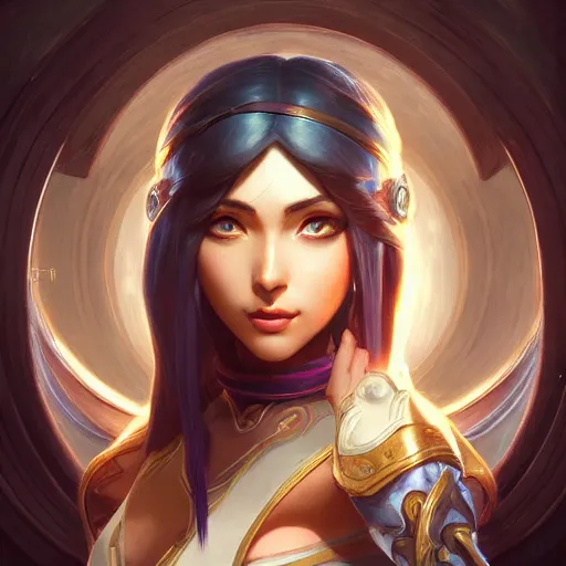 Image similar to perfectly - centered - portrait of irelia from league of legends, intricate, highly detailed, digital painting, artstation, concept art, smooth, sharp focus, illustration, unreal engine 5, 8 k, art by artgerm and greg rutkowski and alphonse mucha