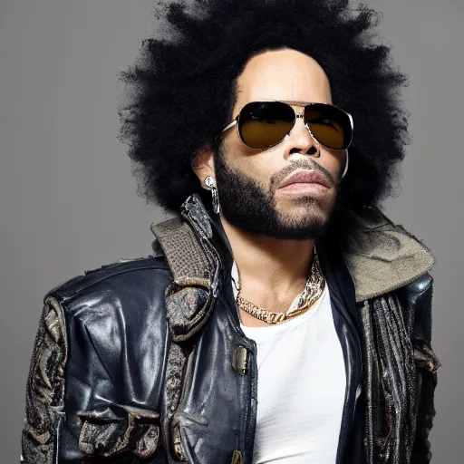 Image similar to stunning award winning hyperrealistic hdr 8 k highly detailed portrait photo of lenny kravitz as a real human