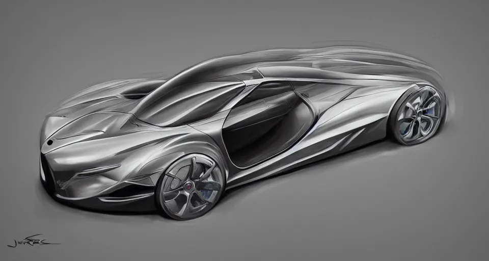 Image similar to Automotive design art, digital art, trending on Behance,