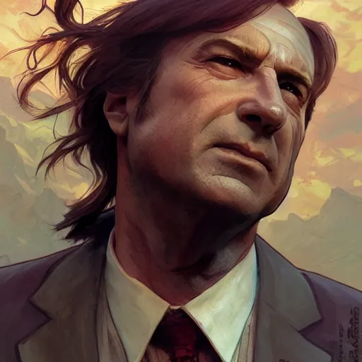 saul goodman as a dmc 5 character by greg rutkowski, Stable Diffusion