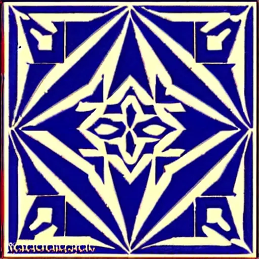 Image similar to arabesque of penrose tiles