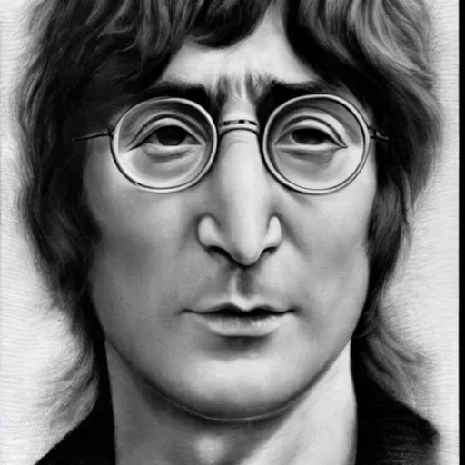 Image similar to john lennon when he was 2 4, hd, intricate detail, realistic