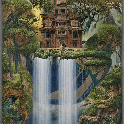 Prompt: hyperrealistic galactic spring city height viper waterfalls hatchback spruce tree , by Juan Giménez and Maria Sibylla Merian and Sydney Prior Hall , 20 megapixels , surrealist , Art on Instagram