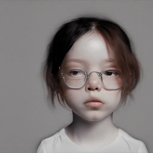 Prompt: abstract 3d 4 year old female portrait by james jean and Jason Chan, rendering, redshift, octane