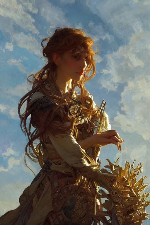 Prompt: civilization on the sun, intricate, elegant, dramatic lighting, rugged face, highly detailed, lifelike, photorealistic, digital painting, artstation, illustration, concept art, smooth, sharp focus, art by John Collier and Albert Aublet and Krenz Cushart and Artem Demura and Alphonse Mucha