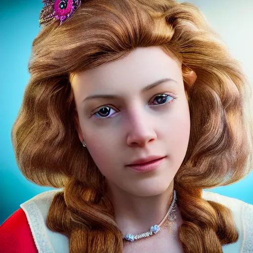 Image similar to stunning award winning hyperrealistic hdr 8 k highly detailed portrait photo of princess daisy as a real human