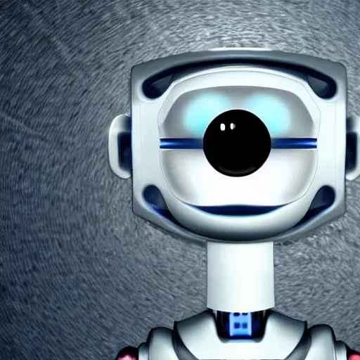 Prompt: <photo hd robot-ability='mind control' robot-eyes='huge'>robot looks into the camera</photo>