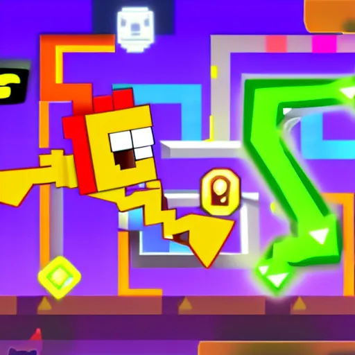 Image similar to geometry dash 2. 3 new game mode