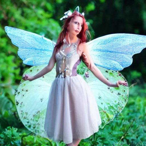 Image similar to beautiful fairy with wings