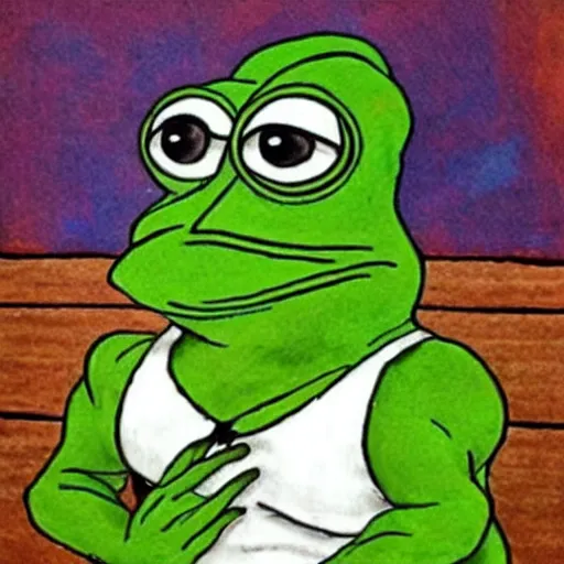 Image similar to rare pepe, top kek